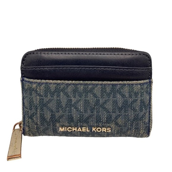 Michael Kors Denim Small Wallet - Picture 1 of 7